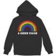 A Queer Vision Rainbow Gender Neutral Pride Androgyny Unisex Hoodie