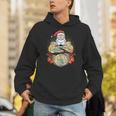 Tattoo Santa Biker Santa Claus Christmas Beer Belly Xmas Tank Top Unisex Hoodie