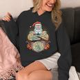 Tattoo Santa Biker Santa Claus Christmas Beer Belly Xmas Tank Top Unisex Hoodie