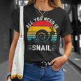 Alles Was Du Brauchst Ist Schnecke T-Shirt Geschenke für Sie