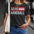 Austria Handball Flag Fan Team Player Jersey T-Shirt Geschenke für Sie