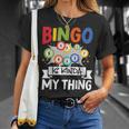 Bingo Ist Irgendwie Mein Ding Lustiges Glücksspiel T-Shirt Geschenke für Sie