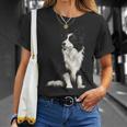 Border Collie Dog Pet Illustration Border Collie T-Shirt Geschenke für Sie