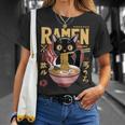 Cat Ramen Noodle Japanese Anime Manga Ramen Kawaii Cat T-Shirt Gifts for Her