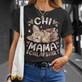 Chi Mama Schlaf Mutter Chihuahua Mit Welpe Muttertag T-Shirt Geschenke für Sie