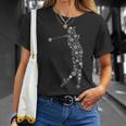Christmas Golfer Golf Player Golfing Snowflake T-Shirt Gifts for Her
