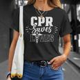 Cpr Rettet Leben Paramedic Emergency Paramedic Profession T-Shirt Geschenke für Sie