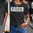 Damen Kaiser Nachname Familie Team Ehe Familienfeier Mit-Ausschnitt T-Shirt Geschenke für Sie