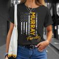 Damen Usa Murray Familienname Murray Nachname Murray Mit-Ausschnitt T-Shirt Geschenke für Sie