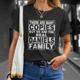 Daniels Last Name Name Personalised Daniels T-Shirt Geschenke für Sie