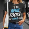 Das Ist Ein Aprilscherz Ding April Witz Sarkastisch T-Shirt Geschenke für Sie