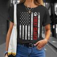 Dog Treat Dealer Dog Owner Dog Treats American Flag T-Shirt Gifts for Her