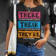 English Teacher Grammar T-Shirt Geschenke für Sie