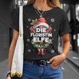 Floristin Elfe Weihnachten Elfen & Weihnachtselfen T-Shirt Geschenke für Sie