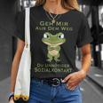 Frog Geh Mir Aus Dem Weg Du Unnötiger Sozialkontakt Geh Mir Aus T-Shirt Geschenke für Sie