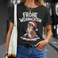 Frohe Weihnachten Otter Frohe Weihnachten T-Shirt Geschenke für Sie