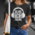 Gamer Ich Hör' Dich Nicht Ich Zocke T-Shirt Geschenke für Sie