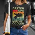 Garden Grandpa Gardener Saying Outfit For Grandad T-Shirt Geschenke für Sie