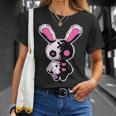 Goth Bunny Gothic Outfit Cute E-Girl Kawaii Rabbit Grunge T-Shirt Gifts for Her