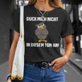 Guck Mich Nicht In Diesem Ton An Eule Slogan Fun T-Shirt Geschenke für Sie