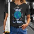 Ich Bin Jordi Und Ich Liebe Den Fußball Für Fußballfans T-Shirt Geschenke für Sie