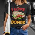 Ich Liebe Döner Kebab Fleisch Döner T-Shirt Geschenke für Sie