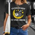 Ich Schlafe Nicht Ich Spare Energy Sleep Penguin Nightdress T-Shirt Geschenke für Sie