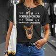 Ist So Ein Deutscher Schäferhund Ding Spruch Hundehalter T-Shirt Geschenke für Sie