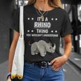 Ist So Ein Nashorn Ding Lustiger Spruch Nashörner T-Shirt Geschenke für Sie