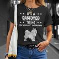 Ist So Ein Samojede Ding Lustiger Spruch Samojedes T-Shirt Geschenke für Sie