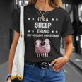 Ist So Ein Schaf Ding Lustiger Spruch Schafe T-Shirt Geschenke für Sie