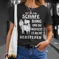 Ist So Ein Schafe Ding Schaf Farmer Schäfer German T-Shirt Geschenke für Sie