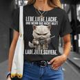 Lebe Liebe Lache Wenn Das Nicht Hilft Lade Ziele Schieße T-Shirt Geschenke für Sie