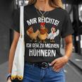 Mir Reichts Ich Geh Zu Mein Hühnern Farmer Chicken T-Shirt Geschenke für Sie