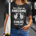 Owens Family Name Owens Last Name Owens T-Shirt Geschenke für Sie