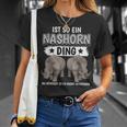 Rhinozeros Sachen Ist So Ein Rhino Ding Rhino T-Shirt Geschenke für Sie