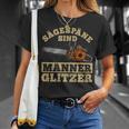 Sägespäne Sind Männer Glitter I Lumberjack Chainsaw T-Shirt Geschenke für Sie