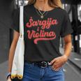 Sargija Iiolina Izvorna Muzika Croatia Bosnia Serbia T-Shirt Geschenke für Sie