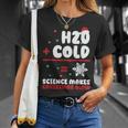 Science Makes Christmas Glow Science Teacher Scientist T-Shirt Gifts for Her