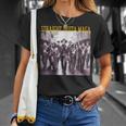 Straight Outta Maga Western Cowboy Outfit Trump 2024 T-Shirt Gifts for Her