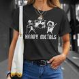 Teacher Saying Heavy Metals Rocks Chemistry Music Love T-Shirt Gifts for Her