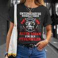 Underschätze Niemal Einen Alten Mann Fire Brigade Grandfather T-Shirt Geschenke für Sie