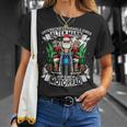 Unterschätze Niemals Einen Alten Mann Auf Einem Motorrad T-Shirt Geschenke für Sie