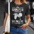 Winzer Weinbergineyard & Winemaker S T-Shirt Geschenke für Sie