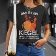 Women's Ball With Cones I Cone Saying I Das Ist Ein Kegel Ding With-Neck T-Shirt Geschenke für Sie