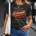 Women's Das Ist Ein Schmidt Ding Family Schmidt With-Neck T-Shirt Geschenke für Sie