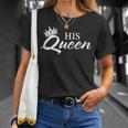 Women's Her King His Queen Couple T-Shirt Geschenke für Sie