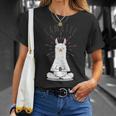 Women's Llamaste Kawaii Lama Yoga Namaste T-Shirt Geschenke für Sie