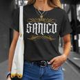 Women's Sanico Filipino Surname Philippines Tagalog Family T-Shirt Geschenke für Sie