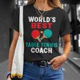 World Best Table Tennis Trainer T-Shirt Geschenke für Sie